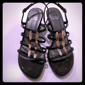 Stuart Weitzman Patent Leather Wedge Heels